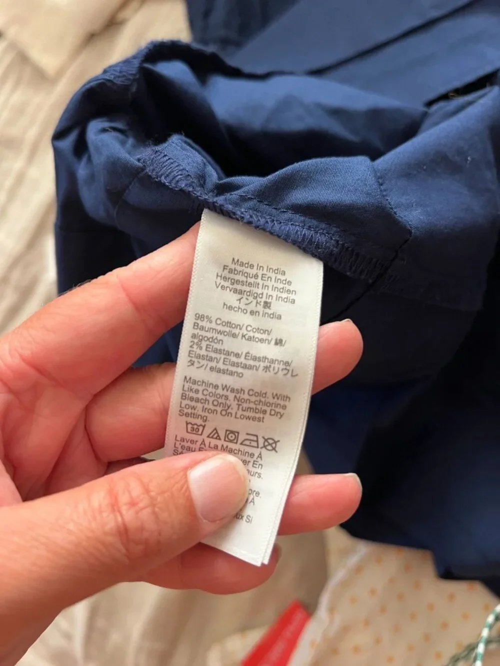 J.Crew Sz 8 Poplin Halter Neck Dress, Navy Blue Cute Summer Dress Classic Minima